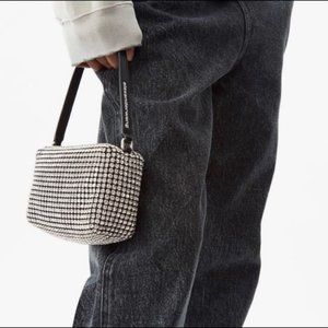 Alexander Wang Silver diamond rhineston bag purse